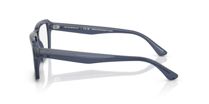Blue - 0EA3206 8056597765299 EMPORIO ARMANI Eyeglasses Man Rectangle