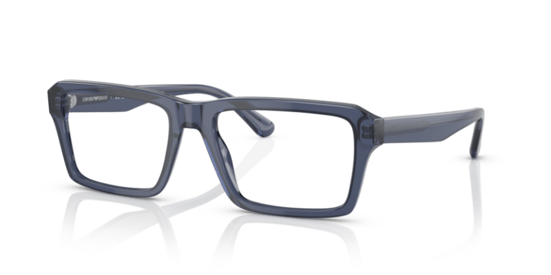 Blue - 0EA3206 8056597765299 EMPORIO ARMANI Eyeglasses Man Rectangle