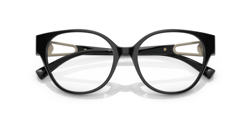 0EA3211 - Emporio Armani - Black - (Shiny Black 5017) - 53 - 17 - 140 MM - Ardor Eyewear 8056597755825