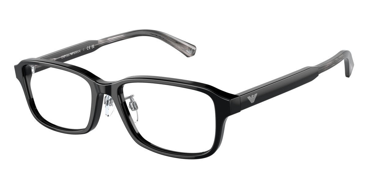 0EA3215D - Emporio Armani - Black - (Black 5017) - 56 - 17 - 145 MM - Ardor Eyewear 8056597781411