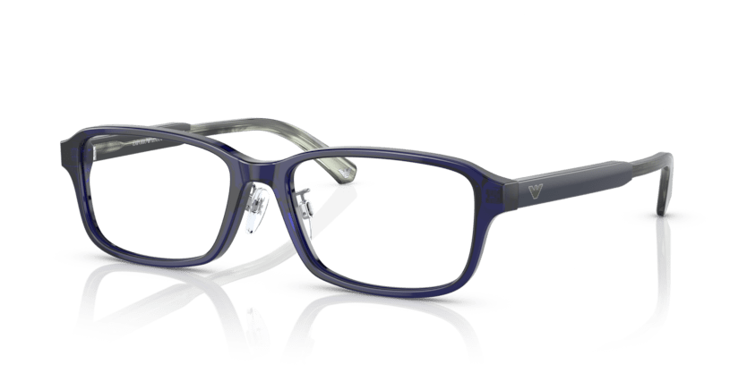 0EA3215D - Emporio Armani - Blue - (Transparent Blue 5358) - 56 - 17 - 145 MM - Ardor Eyewear 8056597781435