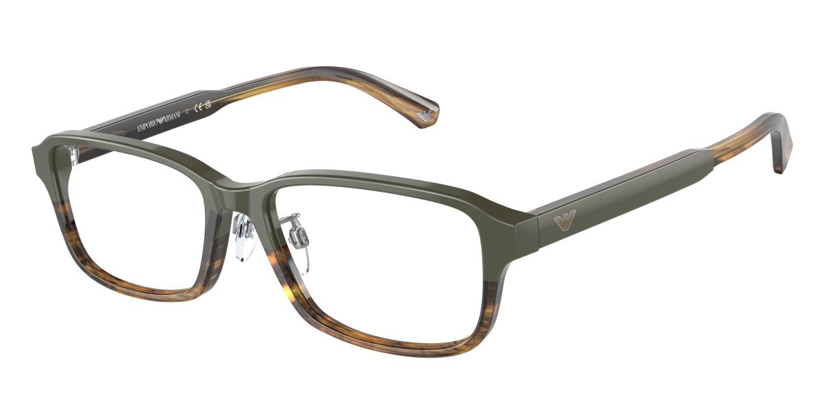 0EA3215D - Emporio Armani - Green - (Military Green/Honey 5571) - 56 - 17 - 145 MM - Ardor Eyewear 8056597781442