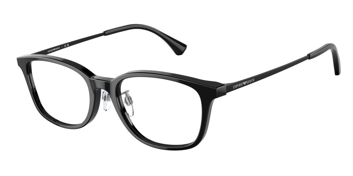 0EA3217D - Emporio Armani - Black - (Shiny Black 5017) - 52 - 18 - 145 MM - Ardor Eyewear 8056597783767