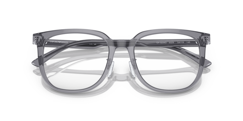 0EA3226D - Emporio Armani - Grey - (Shiny Transparent Grey 5029) - 54 - 19 - 145 MM - Ardor Eyewear 8056597835824