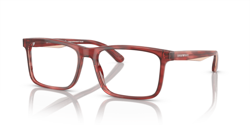 0EA3227 - Emporio Armani - Red - (Shiny Bordeaux/Top Smoke 6053) - 56 - 17 - 145 MM - Ardor Eyewear 8056597946957