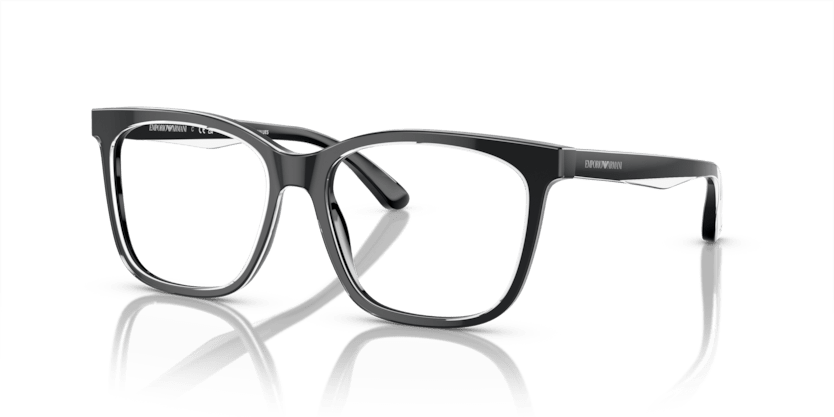 0EA3228 - Emporio Armani - Black - (Shiny Black/Top Crystal 6051) - 51 - 16 - 140 MM - Ardor Eyewear 8056597946797