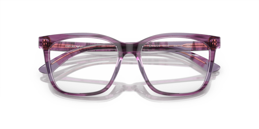 0EA3228 - Emporio Armani - Violet - (Shiny Violet/Top Smoke 6056) - 53 - 16 - 140 MM - Ardor Eyewear 8056597946841