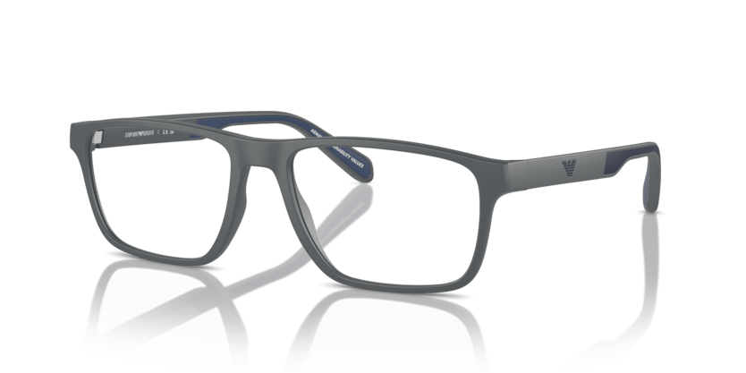 0EA3233 - Emporio Armani - Grey - (Matte Dark Grey 6103) - 54 - 17 - 145 MM - Ardor Eyewear 8056262035641