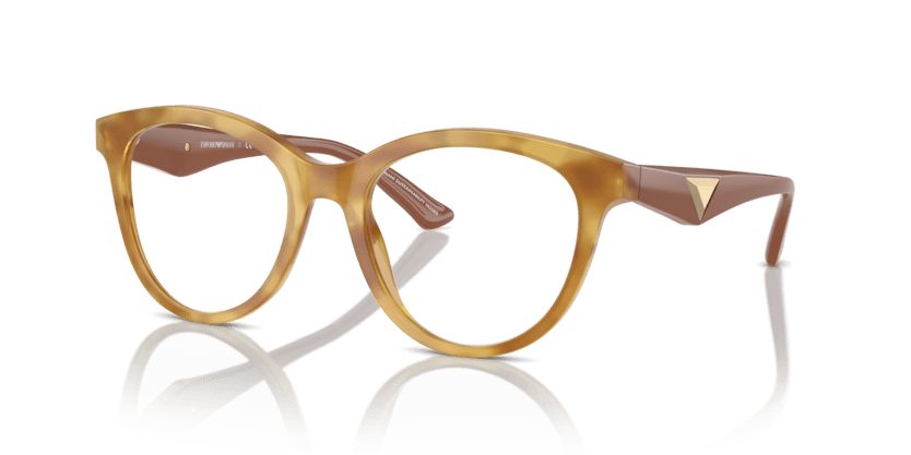 0EA3236 - Emporio Armani - Brown - (Shiny Light Havana 6115) - 50 - 19 - 140 MM - Ardor Eyewear 8056262037102