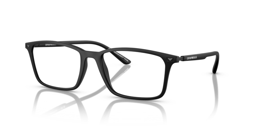 0EA3237 - Emporio Armani - Black - (Matte Black 5001) - 53 - 18 - 145 MM - Ardor Eyewear 8056262296998