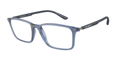 0EA3237 - Emporio Armani - Blue - (Shiny Transparent Blue 6108) - 53 - 18 - 145 MM - Ardor Eyewear 8056262035917