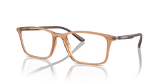 0EA3237 - Emporio Armani - Brown - (Shiny Transparent Brown 6110) - 53 - 18 - 145 MM - Ardor Eyewear 8056262035955