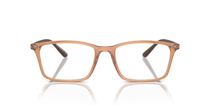 0EA3237 - Emporio Armani - Brown - (Shiny Transparent Brown 6110) - 53 - 18 - 145 MM - Ardor Eyewear 8056262035955