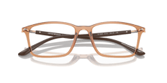 0EA3237 - Emporio Armani - Brown - (Shiny Transparent Brown 6110) - 53 - 18 - 145 MM - Ardor Eyewear 8056262035955