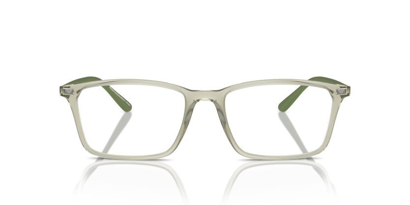 0EA3237 - Emporio Armani - Green - (Shiny Transparent Green 6107) - 53 - 18 - 145 MM - Ardor Eyewear 8056262035894