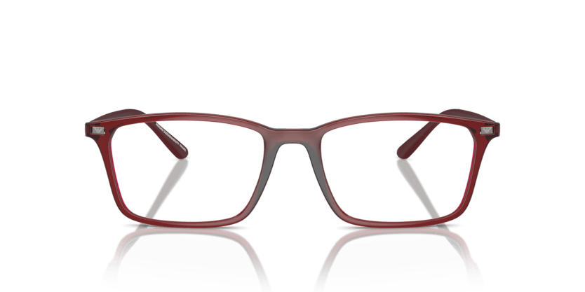 0EA3237 - Emporio Armani - Red - (Shiny Transparent Bordeaux 6109) - 53 - 18 - 145 MM - Ardor Eyewear 8056262035931