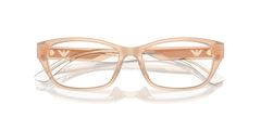 0EA3238U - Emporio Armani - Beige - (Shiny Opaline Tundra 6098) - 52 - 16 - 140 MM - Ardor Eyewear 8056262035054