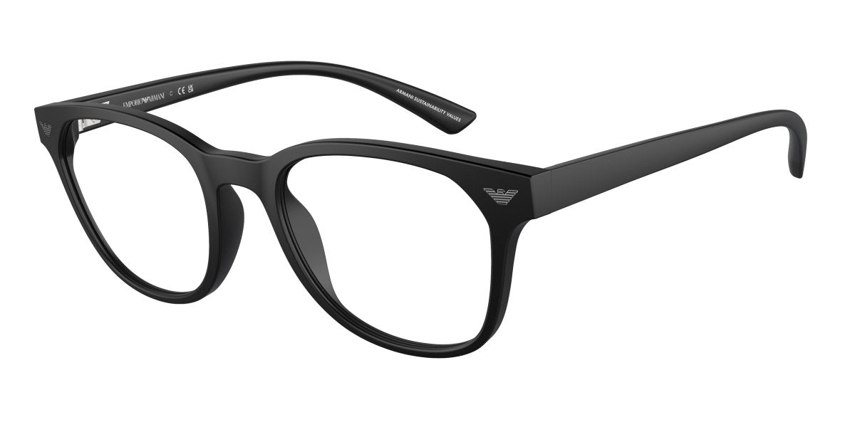 0EA3240U - Emporio Armani - Black - (Matte Black 5001) - 50 - 20 - 145 MM - Ardor Eyewear 8056262035078