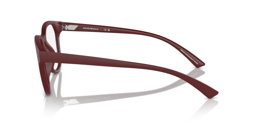 0EA3240U - Emporio Armani - Red - (Matte Bordeaux 6101) - 50 - 20 - 145 MM - Ardor Eyewear 8056262035153