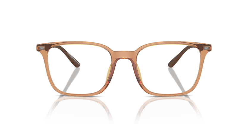 0EA3242U - Emporio Armani - Brown - (Shiny Transparent Brown 6110) - 52 - 19 - 145 MM - Ardor Eyewear 8056262036396