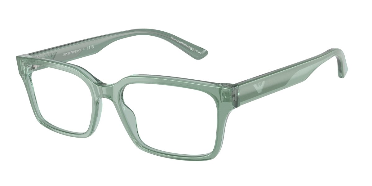 0EA3244 - Emporio Armani - Green - (Iridescent Green 6176) - 53 - 17 - 145 MM - Ardor Eyewear 8056262233924