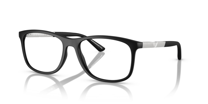 0EA3247 - Emporio Armani - Black - (Matte Black 5001) - 53 - 17 - 145 MM - Ardor Eyewear 8056262236659