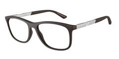 0EA3247 - Emporio Armani - Brown - (Matte Dark Brown 6186) - 53 - 17 - 145 MM - Ardor Eyewear 8056262236673