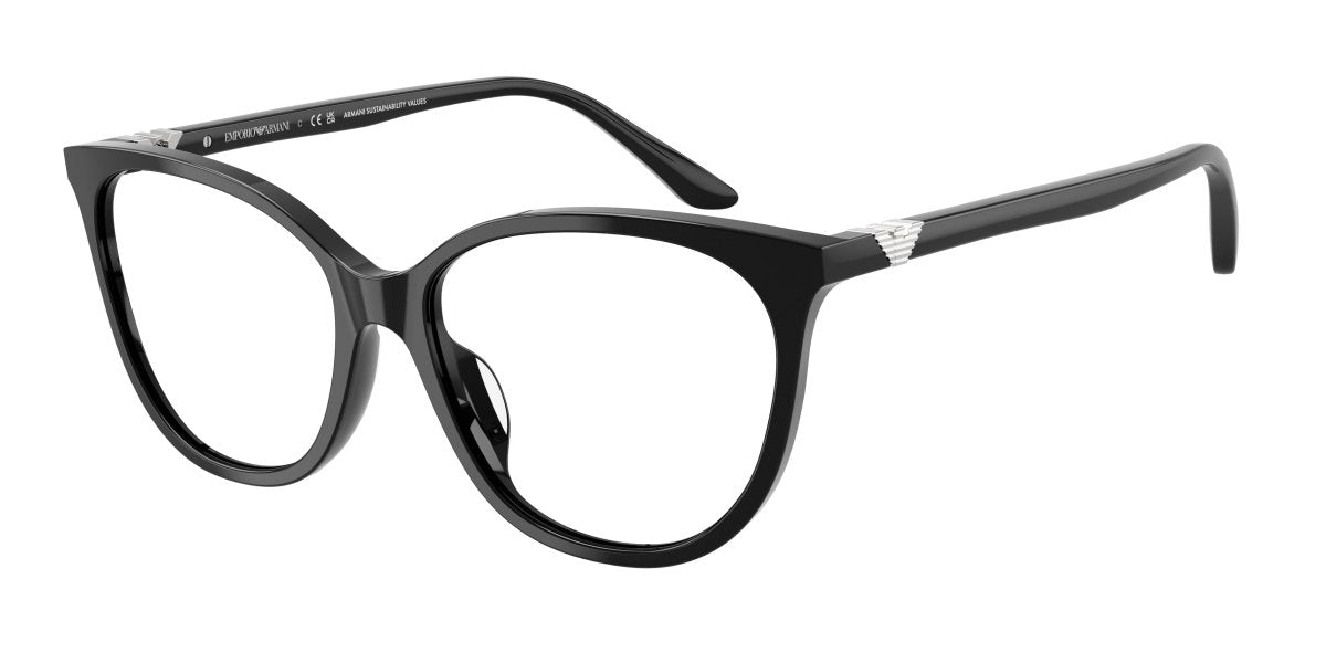 0EA3249U - Emporio Armani - Black - (Shiny Black 5017) - 53 - 16 - 140 MM - Ardor Eyewear 8056262243435