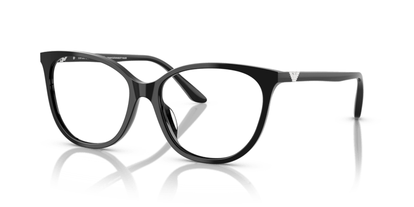 0EA3249U - Emporio Armani - Black - (Shiny Black 5017) - 53 - 16 - 140 MM - Ardor Eyewear 8056262243435