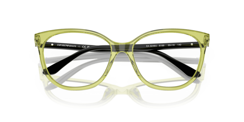 0EA3249U - Emporio Armani - Green - (Shiny Transparent Green 6199) - 53 - 16 - 140 MM - Ardor Eyewear 8056262243497