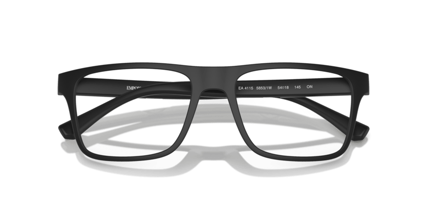 0EA4115 - Emporio Armani - Black - (Matte Black 58531W) - 54 - 18 - 145 MM - Ardor Eyewear 8056597224550