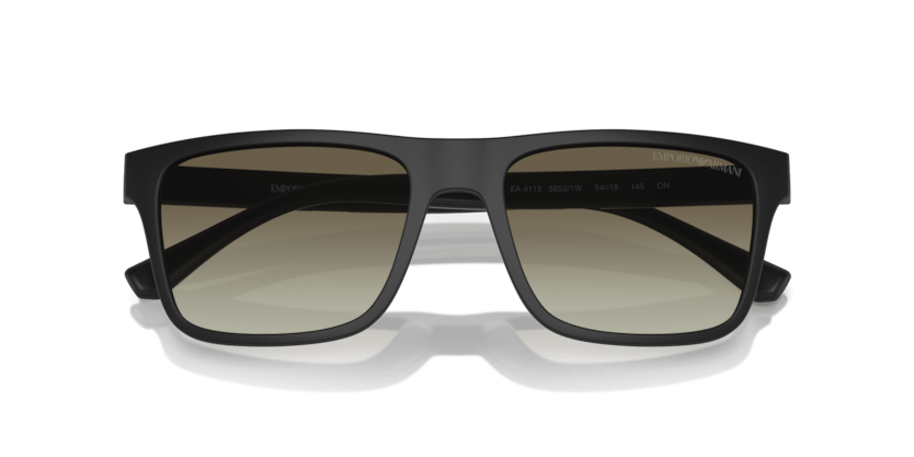 0EA4115 - Emporio Armani - Black - (Matte Black 58531W) - 54 - 18 - 145 MM - Ardor Eyewear 8056597224550