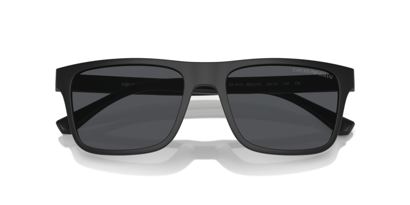 0EA4115 - Emporio Armani - Black - (Matte Black 58531W) - 54 - 18 - 145 MM - Ardor Eyewear 8056597224550