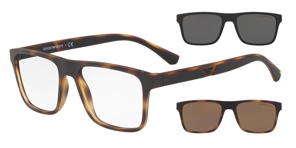 0EA4115 - Emporio Armani - Tortoise - (Matte Havana 58021W) - 54 - 18 - 145 MM - Ardor Eyewear 8056597112611