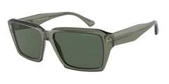 0EA4186 - Emporio Armani - (Shiny Transparent Green) Dark Green - 58 - 17 - 145 MM - Ardor Eyewear 8056597765213