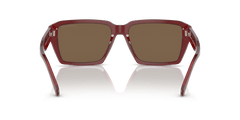 0EA4186 - Emporio Armani - (Shiny Transparent Red) Dark Brown - 58 - 17 - 145 MM - Ardor Eyewear 8056597765183