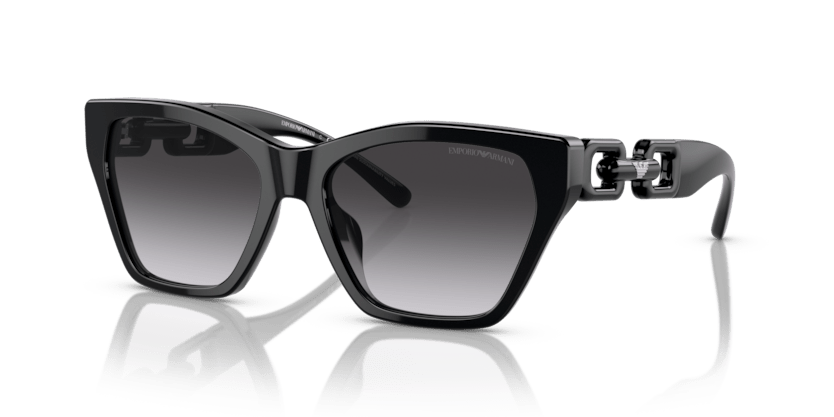 0EA4203U - Emporio Armani - (Shiny Black) Gradient Smoke - 55 - 17 - 140 MM - Ardor Eyewear 8056597819619