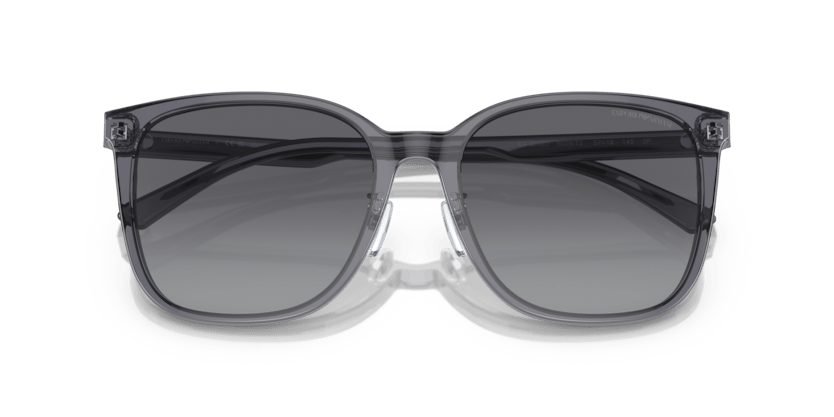 0EA4206D - Emporio Armani - (Shiny Transparent Grey) Polar Grey Gradient Polarized - 57 - 19 - 145 MM - Ardor Eyewear 8056597835480