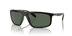 0EA4212U - Emporio Armani - (Matte Black/Rubber Green) Dark Green - 64 - 17 - 130 MM - Ardor Eyewear 8056597946377