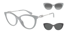 0EA4213U - Emporio Armani - (Shiny Grey) Clear - 53 - 17 - 140 MM - Ardor Eyewear 8056597951579