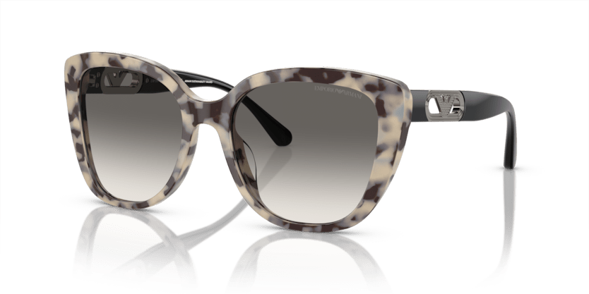 0EA4214U - Emporio Armani - (Shiny Havana Cream) Gradient Grey - 54 - 18 - 140 MM - Ardor Eyewear 8056597951593