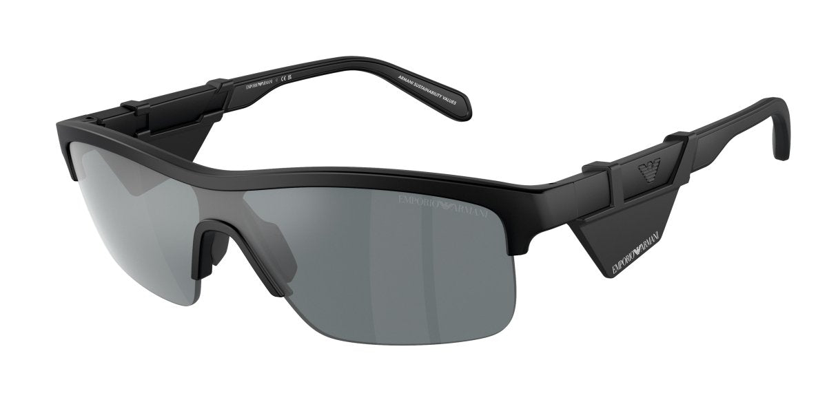 0EA4218 - Emporio Armani - (Matte Black) Grey Mirror Black - 35 - 135 - 145 MM - Ardor Eyewear 8056262035528