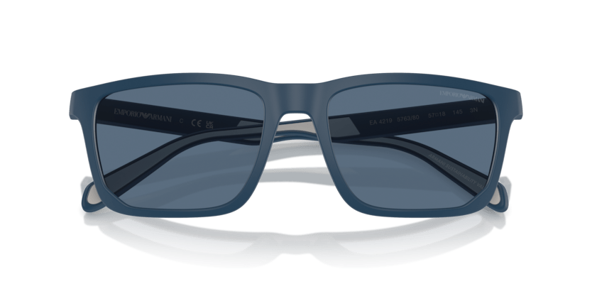 0EA4219 - Emporio Armani - (Matte Blue) Dark Blue - 57 - 18 - 145 MM - Ardor Eyewear 8056262035757