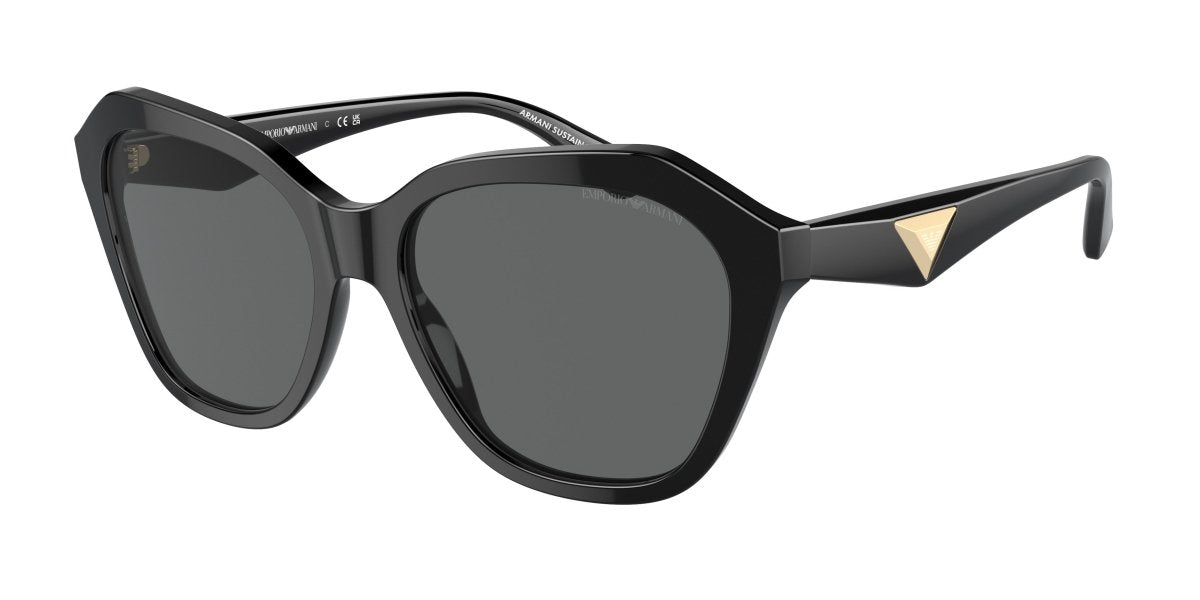 0EA4221 - Emporio Armani - (Shiny Black) Dark Grey - 56 - 17 - 140 MM - Ardor Eyewear 8056262038024