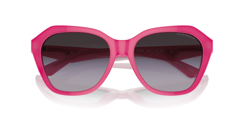 0EA4221 - Emporio Armani - (Shiny Opaline Fuchsia) Gradient Grey - 56 - 17 - 140 MM - Ardor Eyewear 8056262038055