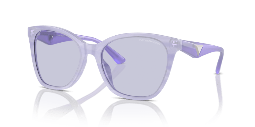 0EA4222U - Emporio Armani - (Shiny Striped Lilac) Lillac - 56 - 18 - 140 MM - Ardor Eyewear 8056262037638