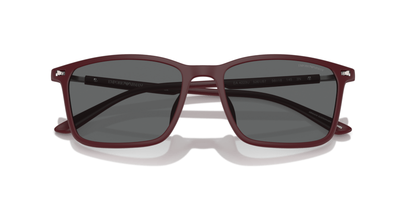 0EA4223U - Emporio Armani - (Matte Bordeaux) Dark Grey - 56 - 18 - 145 MM - Ardor Eyewear 8056262036266