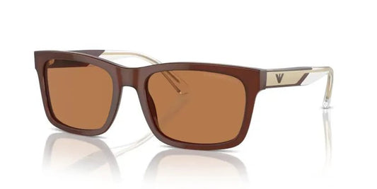 0EA4224 - Emporio Armani - (Shiny Opaline Brown) Brown - 57 - 19 - 145 MM - Ardor Eyewear 8056262034750