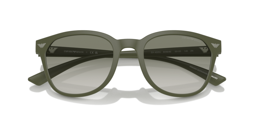 0EA4225U - Emporio Armani - (Matte Green) Green Gradient - 53 - 20 - 145 MM - Ardor Eyewear 8056262078495