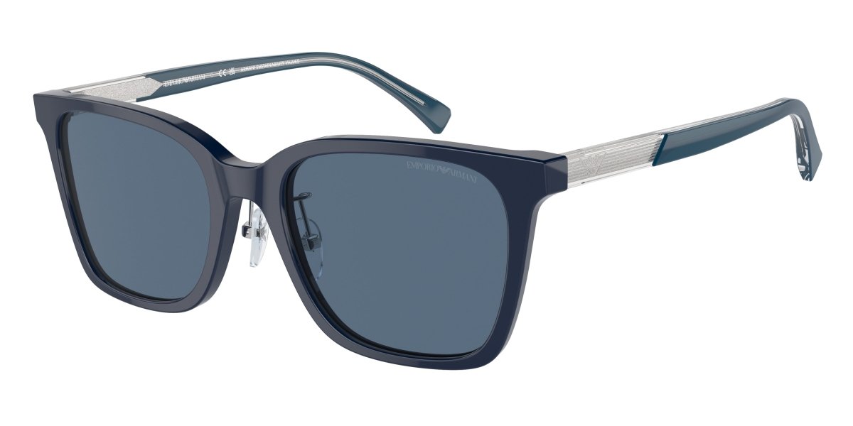 0EA4226D - Emporio Armani - (Shiny Blue) Dark Blue - 55 - 20 - 145 MM - Ardor Eyewear 8056262077016